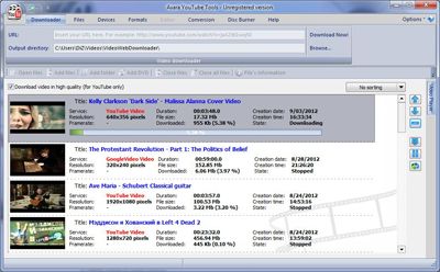 Tools for Download and Save Video From Youtube to PC, AVI, Mp3, DVD, DivX etc.